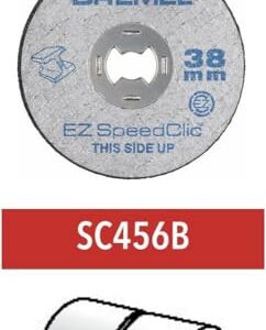 Dremel 456B EZ SpeedClic Cutting Wheels Accessory Set with 12 Metal Saw Cutting Discs for Rotary Multi Tool