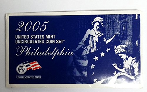 2005 P & D Mint Set in Original U.S. Government Packaging 22-Coins