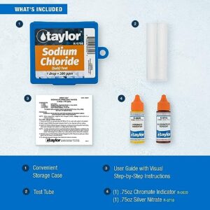 TAYLOR TECHNOLOGIES INC K-1766 DROP TEST CHLORIDE SALT WATER