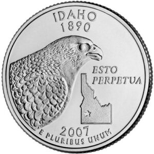 2007 d mint idaho bu state quarter coin new by us mint