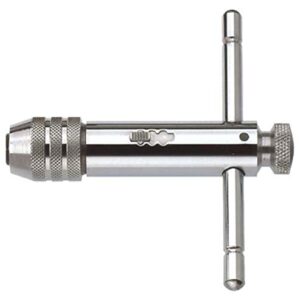 Schroder 4.007.0 Ratcheting 4-1/2-Inch Tap Wrench, 3/16-Inch to 5/16-Inch Drive