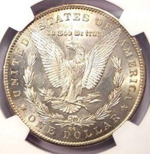 1892-cc carson city uncirculated bu morgan silver dollar
