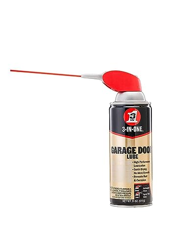 3-IN-ONE Professional Garage Door Lubricant with SMART STRAW SPRAYS 2 WAYS, 11 OZ