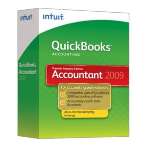 quickbooks premier accountant edition 2009 [old version]