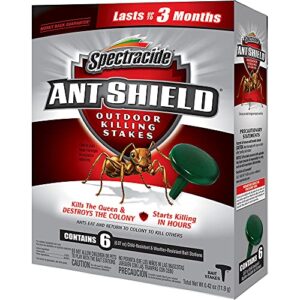 spectracide ant shield 6-ct outdoor killing stakes, case pack of 1