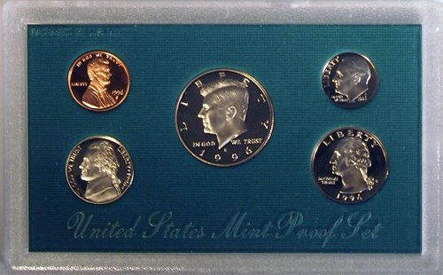 1996 U.S. Proof Set in Original Government Packaging