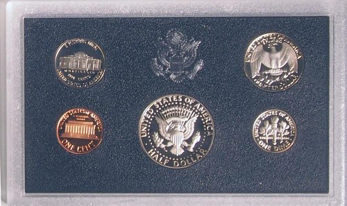 1983 US Mint Proof 5 Coin Set Original Box