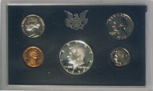 1970 u.s. proof set in original government packaging