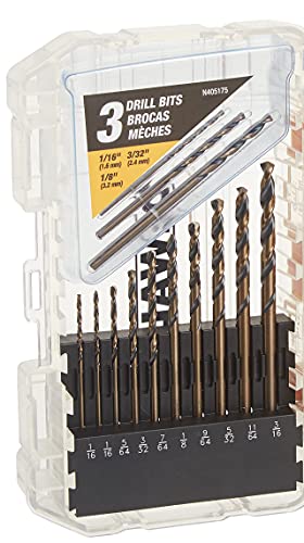 DEWALT Black Oxide Drill Bit Set, 20-Piece (DW1177) (Black & Gold)