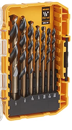 DEWALT Black Oxide Drill Bit Set, 20-Piece (DW1177) (Black & Gold)