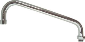 fisher 3963, 1/2 stainless steel spout, 2.2gpm