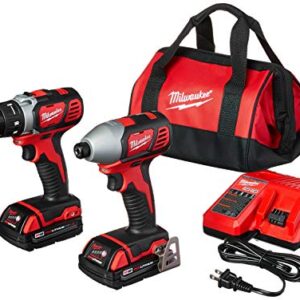 Milwaukee 2691-22 18-Volt Compact Drill and Impact Driver Combo Kit