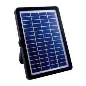 bird-x solpan durable solar panel for powering products charges 12v dc batteries, 5-watt, 11" x 7.5" x 0.625", black