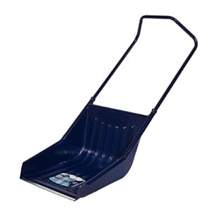 garant true-temper 24" high capacity poly sleigh shovel w/ coated steel ergonomic handle