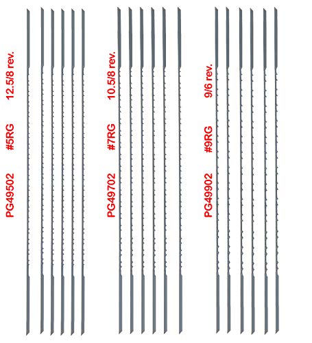 OLSON SAW PG49802 Precision Ground Scroll Saw Blade