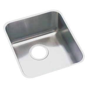 elkay lustertone classic eluhad161655 single bowl undermount stainless steel ada sink