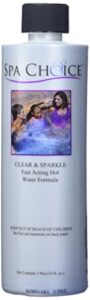 spa choice 472-3-1021 clear and sparkle spa water clarifier, 1-pint