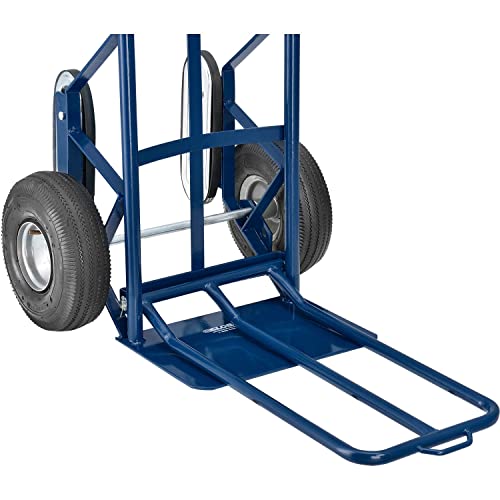Global Industrial Steel Hand Truck with Curved Handle & Stair Climbers