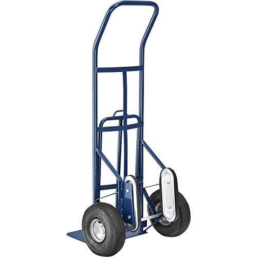 Global Industrial Steel Hand Truck with Curved Handle & Stair Climbers