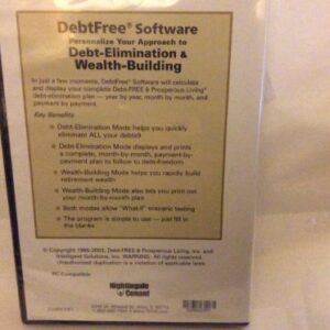 Debtfree for Windows: Debt-elimination and Wealth Building Software - Transforming Debt into Wealth