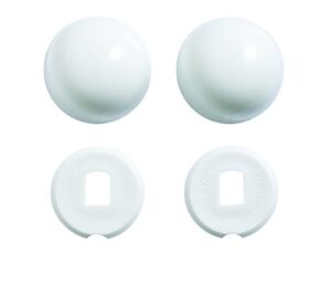 kohler genuine part gp1013092-0 bolt caps kit for toilets,white