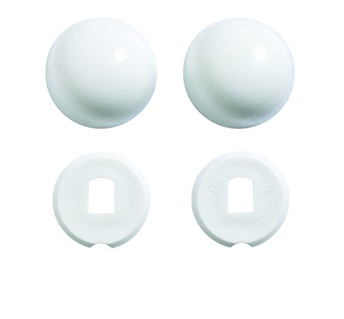 KOHLER GENUINE PART GP1013092-0 BOLT CAPS KIT FOR TOILETS,White