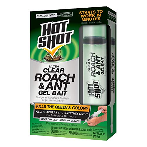 Hot Shot Ultra Clear Roach & Ant Insects Gel Bait , 2.5 oz