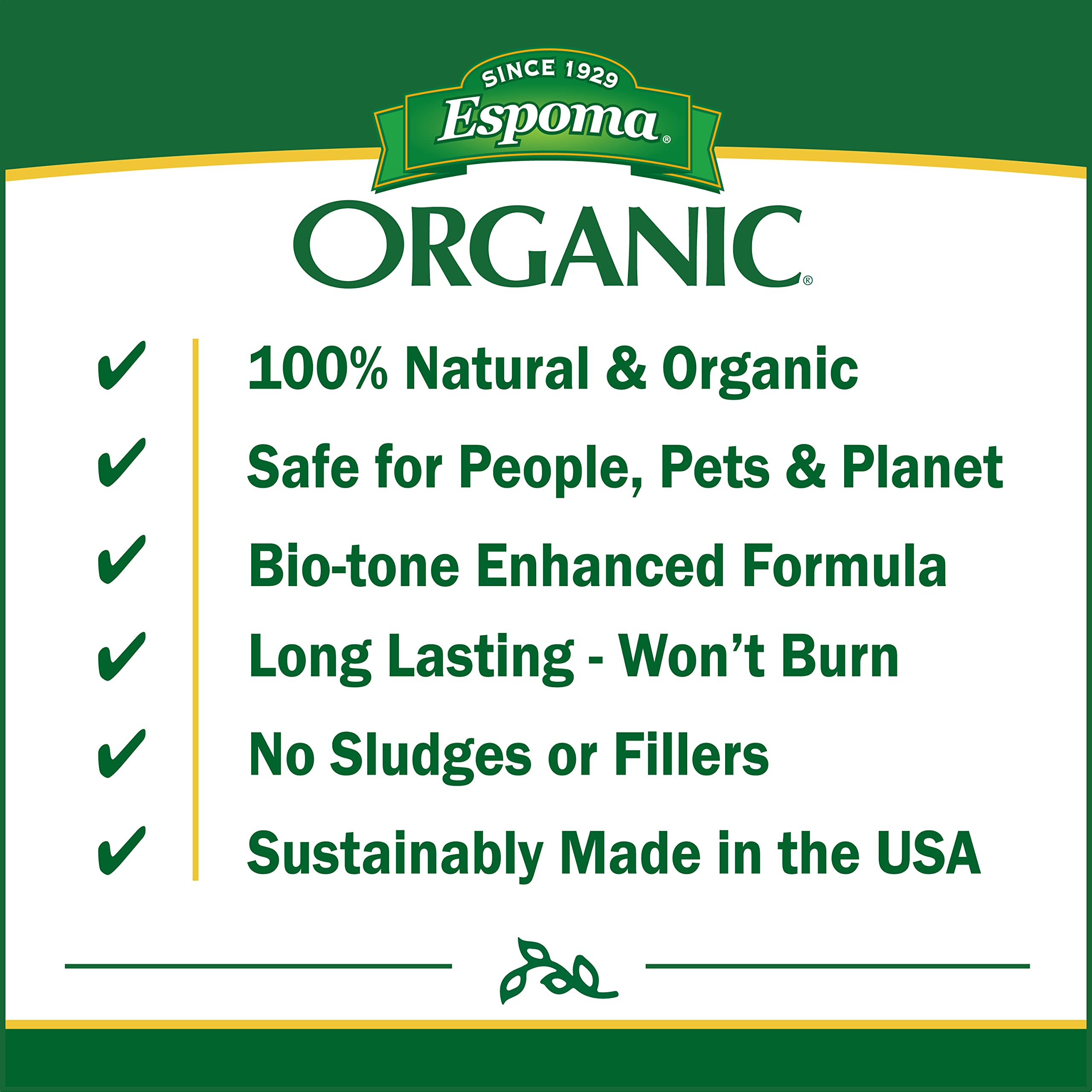 Espoma Organic Citrus-tone 5-2-6 Natural & Organic Fertilizer and Plant Food for all Citrus, Fruit, Nut & Avocado Trees; 4 lb. Bag. Promotes Vigorous Growth & Abundant Fruit