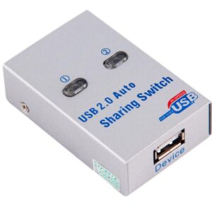 Premium USB2.0 True Automatic Sharing Switch - 2 Computers shares 1 USB device such as a priter, scanner, USB Hard drives,...