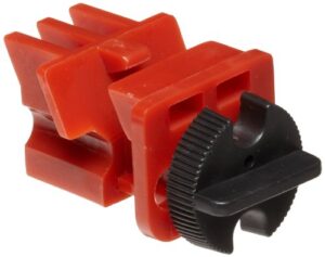 brady universal multi-pole breaker lockout - 66321, red