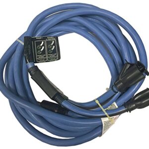 Briggs and Stratton 25-Foot, 20 Amp Generator Adapter Power Cord Set, 5-20P/R 4 Outlet (Blue)