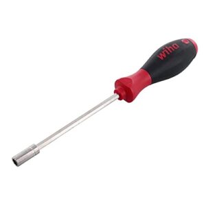 Wiha 38450 Bit Holding Screwdriver with SoftFinish Handle, 1/4" x 125mm