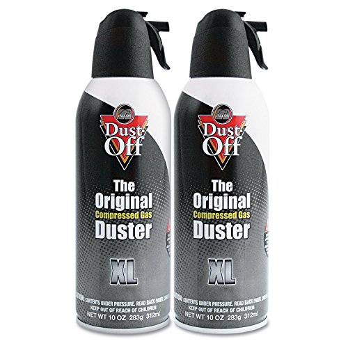 Dust-Off DSXLPW Disposable Duster, 10 oz. - 2 Count w/Bonus Wipe