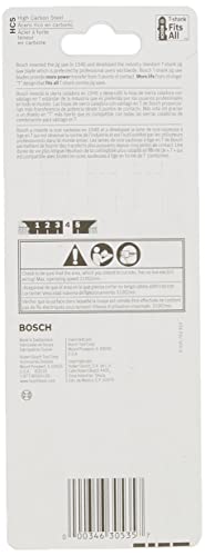 BOSCH T313AW3 3-Piece 6 In. Knife Edge Special for Soft Materials T-Shank Jig Saw Blades