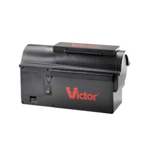 Victor M260 Indoor Multi-Kill Humane Electronic Mouse Trap - No Touch, No See Electronic Instant Kill Mouse Trap – Kills & Holds Up to 10 Mice Per Setting