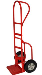 milwaukee hand trucks 33045 p-handle truck with 10-inch puncture proof tires