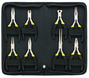 general tools 8-piece mini plier set #938 with zipper case