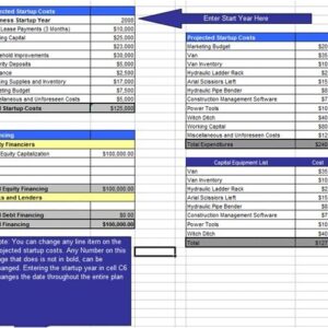 Gift Basket Company Business Plan - MS Word/Excel