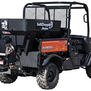 Buyers Products SHPE0750 SaltDogg 0.75 Cubic Yard Electric Poly Hopper Spreader With Standard Chute, Black