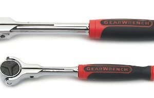 GEARWRENCH 2 Pc. 1/4" & 3/8" Drive 72 Tooth Dual Material Roto Ratchet Set - 81223