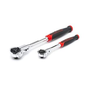 GEARWRENCH 2 Pc. 1/4" & 3/8" Drive 72 Tooth Dual Material Roto Ratchet Set - 81223