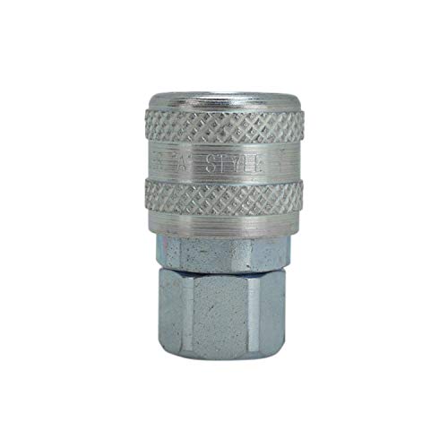 Milton 775 1/4" FNPT A Style Coupler - Box of 10,Silver