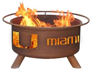 patina products f225, 30 inch university of miami fire pit