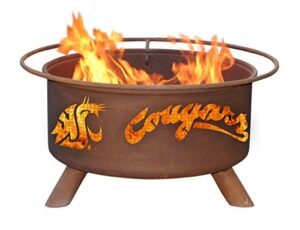 patina products f216, 30 inch washington state cougars fire pit