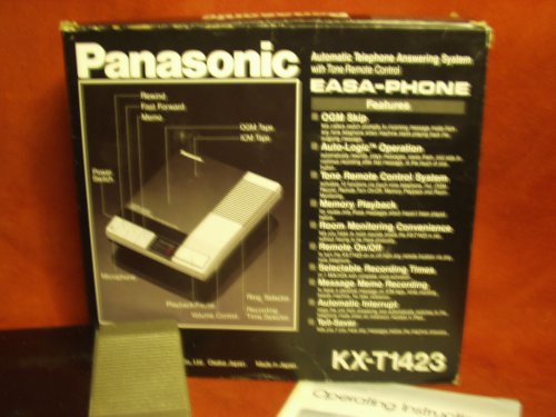 Panasonic KX-T1423 Dual Tape Answering Machine EASA-PHONE AUTO-LOGIC