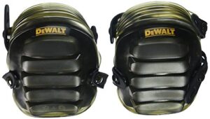 dewalt dg5217 all-terrain kneepads with layered gel padding with full size, all terrain cap, grey, pack of 1