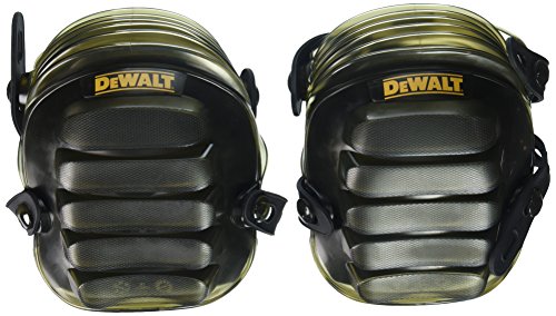 DEWALT DG5217 All-Terrain Kneepads with Layered Gel Padding with Full Size, All Terrain Cap, Grey, Pack of 1