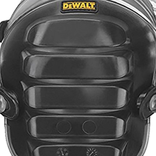 DEWALT DG5217 All-Terrain Kneepads with Layered Gel Padding with Full Size, All Terrain Cap, Grey, Pack of 1