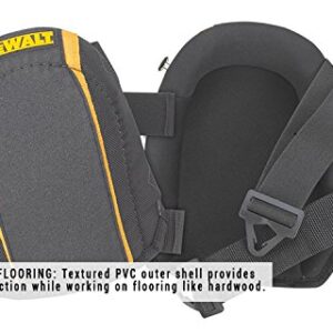 Custom Leathercraft DEWALT DG5224 Heavy-duty Flooring Kneepads Black