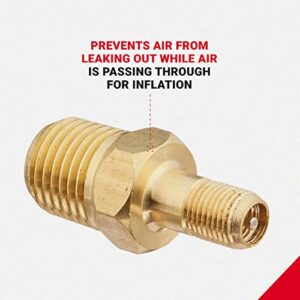 Milton S-684-4 1/4" MNPT Male Tank Valve, includes Protective Caps (Pack of 2)